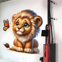 MK02 New Friankor Printer Dinding 3D Otomatis UV Inkjet dengan Print Head DX7 2880dpi 2-6 SQM/Jam untuk Penggunaan Dalam/Luar Ruangan Mesin Pengecatan Mural