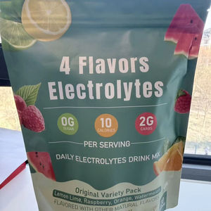 Electrolitos en Polvo Instantáneo, Suplemento Rápido de Electrolitos como Sodio y Potasio Necesarios para el Cuerpo Humano, Sin Azúcar, 20 Sobres - Product Image 1