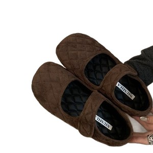 Zapatos Planos Mary Jane de Ante Sintético con Punta Cuadrada, Correa Única, Suela de Goma Antideslizante, para Todas las Temporadas, Casuales - Product Image 5