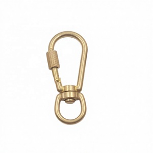 Ganci a Molla in Ottone per Guinzagli per Cani, Moschettoni Girevoli con Chiusura Rapida 16*78mm, Accessori per Yacht e Imbarcazioni - Product Image 1