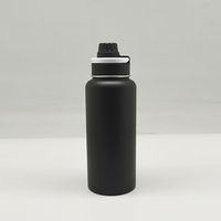 Botella de Agua Deportiva de Acero Inoxidable 304 de Bajo Precio, 950 ml, Aislada al Vacío, con Pantalla de Temperatura, Mantiene el Calor por 12-24 Horas