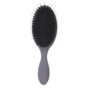Super Custom ized Logo Detang ling Brush Paddel kissen Nylon Boar Borste Haar bürste Curly Thick Wet and Dry Hair Comb
