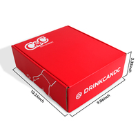 Emballage de boîte de canette de bière 6 12 24 bouteilles personnalisé Boîtes d'emballage en carton d'expédition Boisson gazeuse pour boîte d'emballage cadeau