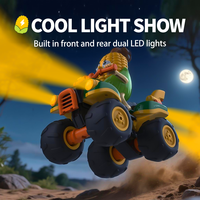 Voiture télécommandée 2,4 GHz 4 canaux Y06 Mini RC électrique, jouet de route en forme de maïs lumineux, prêt à rouler, intérieur-extérieur, pour enfants