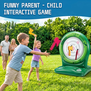 เกมปาขวานเป่าลมพร้อมขวานเหนียวสำหรับสระว่ายน้ำและสนามหลังบ้าน - Product Image 4
