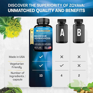 Corti-Soothe Complément pour le Cortisol 60 Gélules avec Magnésium L-Théanine Ashwagandha Phosphatidylsérine pour la Gestion du Cortisol - Product Image 2