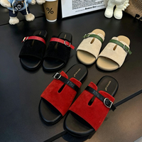Nouvelles sandales d'été polyvalentes antidérapantes pour femmes, chaussures et pantoufles tendance