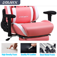 Chaise de jeu de course réglable en cuir de qualité supérieure au design le plus récent