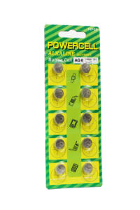 Batería de Botón de Alta Alcalinidad 1.5V AG6 LR920 para Juguetes, Electrónica de Consumo, Relojes con Alarma - Product Image 4