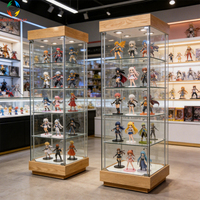 Vitrine Moderne Personnalisée en Verre Trempé avec Éclairage LED, Écologique, Durable et Étanche pour Centre Commercial
