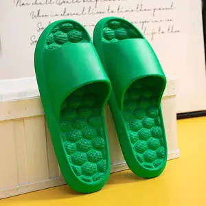 Soft Casual Ladies Shower Slipper Shoes Women Green Sandals Female Indoor New Massage Slippers