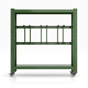 Großhandelspreis Schutz-Transportwagen, Höhenverstellbares Grünes Stahlgestell auf Rollen für Einfache Mobilität - Product Image 2