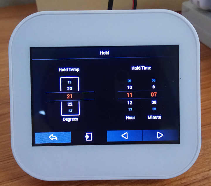 Wifi APP Control Programmable Modbus TCP RS485  Room Digital Wifi Gas/Electric/Heat Pump/Fossil Fuel/ Conventional  Thermostat