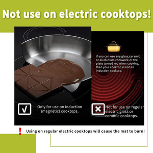 Tapis isolant thermique en silicone facile à nettoyer, imperméable et antidérapant pour cuisinière à induction, accessoires de cuisine pour table à manger - Product Image 5