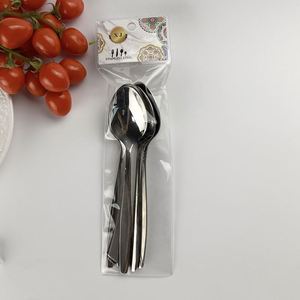 Cucharas Minimalistas para Cena, Paquete de 6 Unidades en Bolsas de PVC, Variedad de Estilos, para Uso Diario en Restaurantes, Venta al Por Mayor Directa de Fábrica - Product Image 3