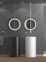 Mitigeur de lavabo de salle de bain encastré au plafond, design goutte d'eau, en laiton avec cartouche céramique, luxe léger