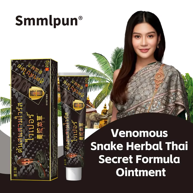 MIAOSANSHU Thai Snake Venom Ointment for Body Care External-use Antimicrobial Ointment for Itching Relief Skin Fungal Itching