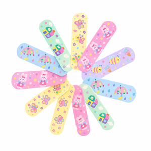 YOJO - Vendas Adhesivas <span class=keywords><strong>Infantiles</strong></span> con Dibujos Animados, en Caja Metálica, Libres de Látex, para Primeros Auxilios, con Logotipo Personalizado OEM - Product Image 2