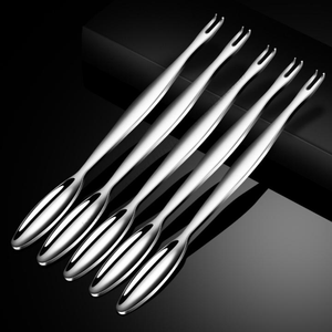 Ensemble d'outils de décapage de homard et de crabe en acier inoxydable Syh203, comprenant une fourchette à pattes, un décortiqueur et des ciseaux à fruits de mer - Product Image 3