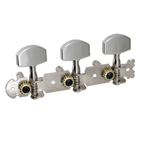 3 on a Plate Tuning Pegs Keys Metal Machine Head Guitar Tuners for Classic Folk Guitar Parts Stringed Instruments Accessories