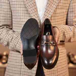 Chaussures habillées décontractées en cuir à lacets pour hommes, bout pointu, style patchwork, pour affaires, mode, soirée, mariage – Grande promotion de la marque personnalisée - Product Image 2