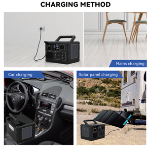 สถานีไฟฟ้าสำรองแบบพกพา 2400W 2560Wh พร้อมระบบสำรองไฟ (UPS) แบตเตอรี่ LiFePO4 สำหรับใช้งานกลางแจ้ง บ้าน และกรณีฉุกเฉิน เครื่องกำเนิดไฟฟ้าพลังงานแสงอาทิตย์ - Product Image 3
