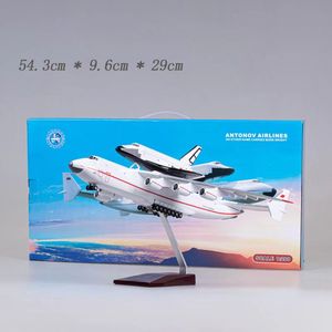 Modelo de Avión de Transporte An-225 Mriya a Escala 1:200 con Nave Espacial <span class=keywords><strong>Buran</strong></span>, Modelo de Exhibición de Escritorio Ruso AN-225 - Product Image 3