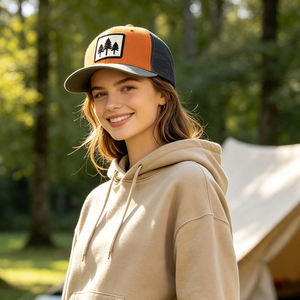 Casquette de camionneur d'extérieur prête à être expédiée, faible MOQ, patch logo personnalisé, casquette de baseball vintage en maille, 6 panneaux, Snapback, Gorras - Product Image 3