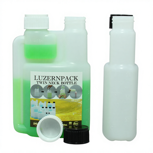 <span class=keywords><strong>100Ml</strong></span> พลาสติก HDPE สีธรรมชาติขวดจ่ายคอคู่สำหรับการวัดปุ๋ยเหลว - Product Image 1