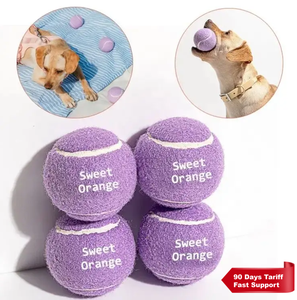 Pelotas de Tenis Personalizadas de 6.35cm y 6.5cm, No Tóxicas, Seguras, Multicolores, con Logotipo Personalizado, Juguete Interactivo para Masticar para Perros, Gran Venta 2026 - Product Image 3