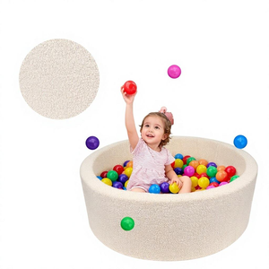 OEM Toddler Indoor Custom Comfortable Kids <b>Play</b> <b>Sofa</b> Modern Soft Baby Ball Pool Wholesale Soft Ball Pools Round Foam Ball Pit - Product Image 1