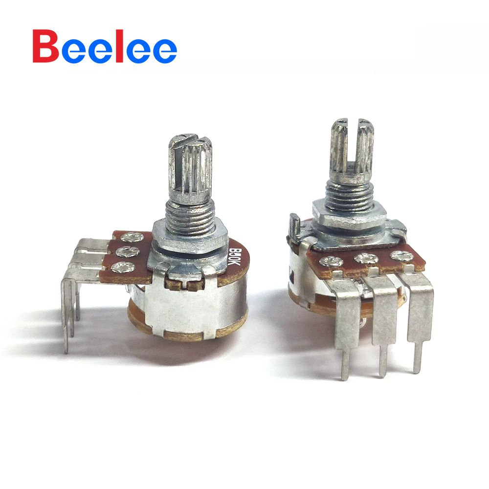 Beelee 10K поворотный потенциометр 15 мм с 3 pin потенциометр 220V