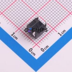 TSW061G50-250 Tactile Switch Through hole Component (THT) Switch Single Pole Single Throw Round Button 2.5N Through Hole - Product Image 2