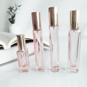 Botella de perfume de pulverizador recargable redonda y cuadrada vacía Rosa 5ml 10ml 15ml botella de spray de vidrio de niebla fina portátil - Product Image 4