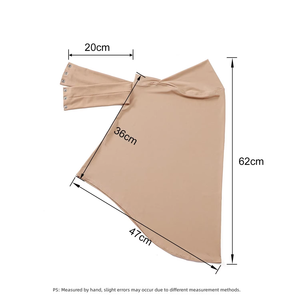 Voile instantané personnalisé en gros, prêt-à-porter, couleur unie, luxueux, en modal, avec bonnet intérieur extensible, pour musulmanes - Product Image 4