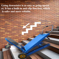Machine d'escalade d'escalier électrique chariot à chenilles Portable pliable à quatre roues véhicule d'escalade d'escalier