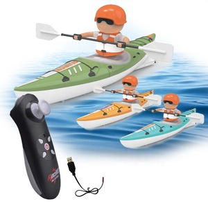 Juguetes acuáticos para niños 2,4G juguete de radio control Paddle kayaks bote pequeño RC juguete para niños - Product Image 1