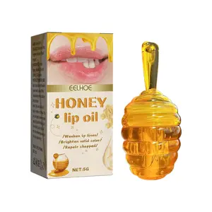 Honig feuchtigkeitsspendendes verfärbtes Lippenöl Lippenöl veganes Lippenöl Basis verhindert trockenes Rissen und Abziehen