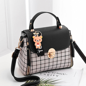 Beliebte Bolsos <span class=keywords><strong>De</strong></span> Mujer Bär Anhänger Umhängetaschen Damen Handtaschen PU Leder Damen Tasche für Frauen - Product Image 5