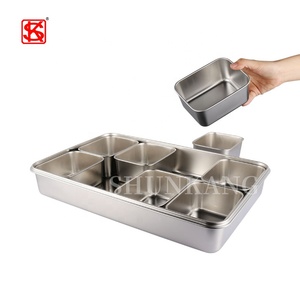 Ensemble de nouveaux pots à épices en acier inoxydable de style japonais avec boîtes à <span class=keywords><strong>condiments</strong></span> pour le stockage et le conteneur des aliments - Product Image 6