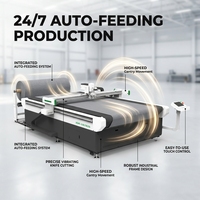 Cutter automatique CNC à couteau oscillant pour matelas en mousse, éponge et mousse EVA avec alimentation automatique 1625