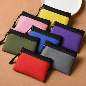 Simple Portable Mini Coin Purse Premium Waterproof Ultra-Lightweight Zippered <b>Wallet</b> Coin - Product Image 2