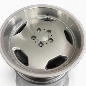 ล้อแม็กซ์อัลลอยด์ทรงแฮมเมอร์แท้ ขนาด 18 19 นิ้ว 5x112 สีเงินหรือขอบสีดำเงา สไตล์เรโทร สำหรับรถยนต์รุ่น <span class=keywords><strong>W124</strong></span> W140 R129 - Product Image 2