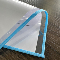 Carpeta de Archivo Nueva de Moda Transfronteriza de Gran Venta con Bolsillos de Colores para Archivo de Rápida Acceso, Colgante, Roja, de PP/PVC, Impresa con UV