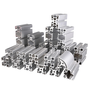 Profil d'extrusion en aluminium de fente de <span class=keywords><strong>50x50</strong></span> 50*100 T pour l'affichage de traction de tiroir d'équipement industriel - Product Image 1