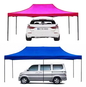 Fabrica Directa OEM Bleu Gris 3x4,5 Mètres Imperméable Protection UV Tentes Pliables Tissu Oxford pour Événements - Product Image 4