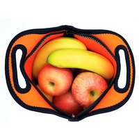 Nouveauté OEM Logo Haute Qualité néoprène Lunch Tote Lavable Lunchbox Bag Néoprène Tote Lunch Cooler Bag
