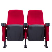 Chaises d'auditorium, chaises de conférence, chaises de salle de réunion, chaises d'église, sièges de théâtre avec table pliante