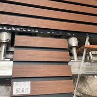Plancher de terrasse en bois composite 3D pour piscine extérieure, anti-UV, lisse, en PE