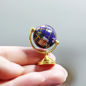 1/6 1/12 <span class=keywords><strong>Maison</strong></span> de Poupée Simulation Miniature Mini Grand Anglais Mini Planète modèle Décor - Product Image 4